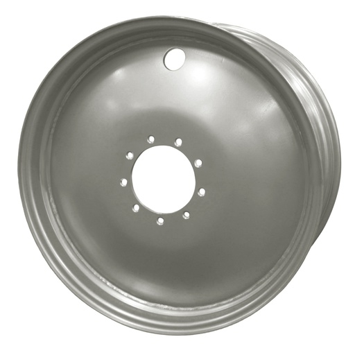 [64172] 16"W x 34"D, Case IH Silver Mist 9-Hole Formed Plate , -7.75" Offset