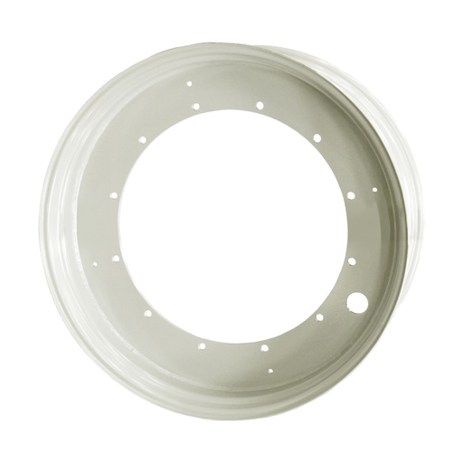 [64180] 18"W x 42"D, Ford / New Holland White 12-Hole Stub Disc , -3.38" Offset