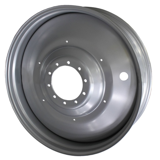 [64192] 12"W x 46"D, Case IH Silver Mist 10-Hole Formed Plate , -6.5" Offset
