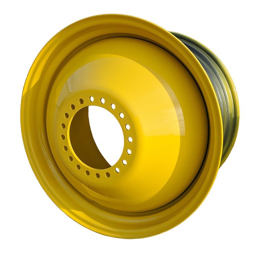 [68293] 23"W x 38"D, John Deere Yellow 20-Hole Dolly Dual-Inside , -16.19" Offset