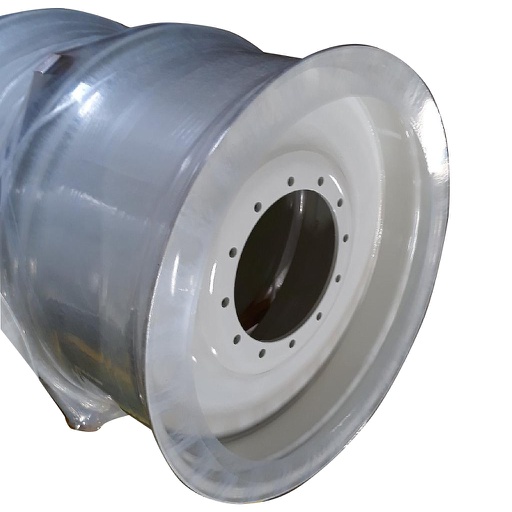 [69347] 18"W x 38"D, Ford / New Holland White 12-Hole Formed Plate Sprayer , -4.88" Offset