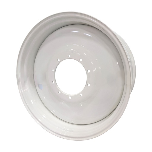 [69449] 18"W x 38"D, Ford / New Holland White 10-Hole Formed Plate Sprayer , -4.88" Offset