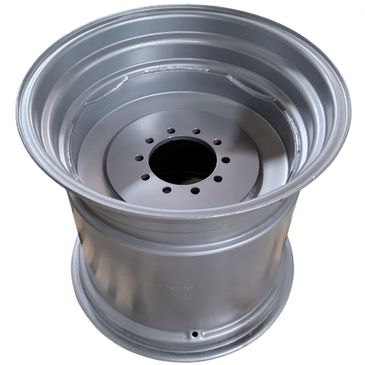 [W00011] 25"W x 26"D, Case IH Silver Mist 10-Hole Formed Plate , 4.12" Offset