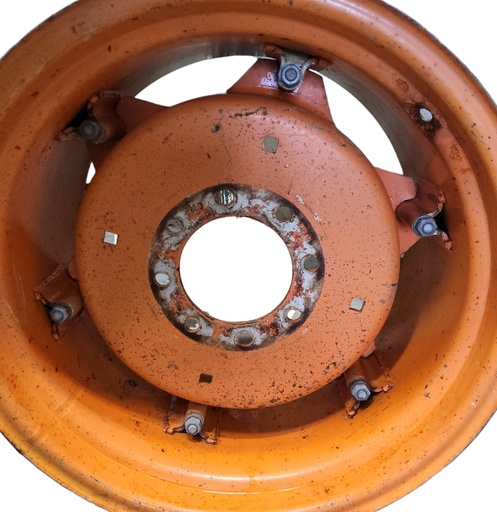 [WT005002RIM] 15"W x 24"D, Kubota Orange 6-Hole Rim with Clamp/Loop Style