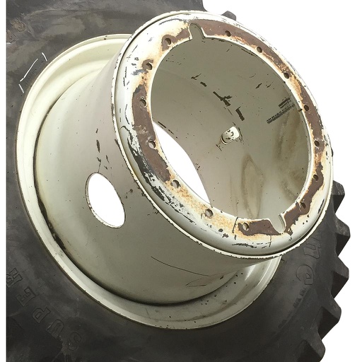 [WT007591] 18"W x 42"D, New Holland White 16-Hole Tiger Planetary Drive Dual for Tiger triple