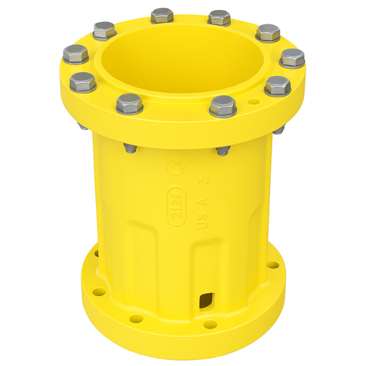 [15971] 10-Hole 19.5"L Hub Extension/Triple, John Deere Yellow