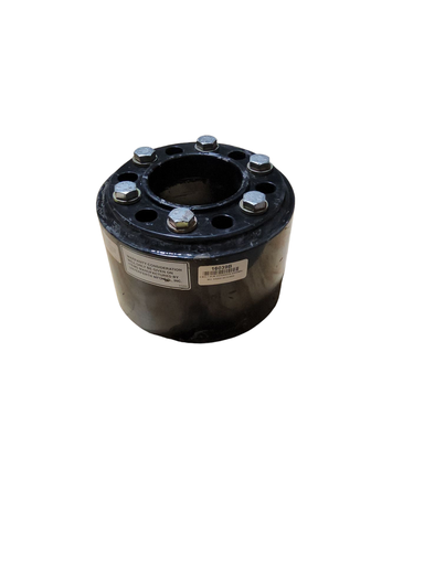 [16039B] 6-Hole 6"L Hub Extension, Black