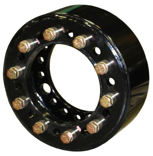 [49150] 20-Hole 7"L Combine Dolly Dual Spacer, Black