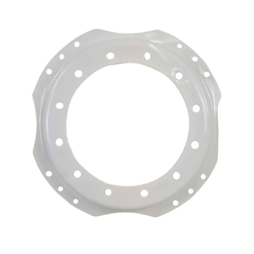 [051424700W] 12-Hole Waffle Disc (Groups of 3 Bolts) Center for 28"-30" Rim, Ford / New Holland White