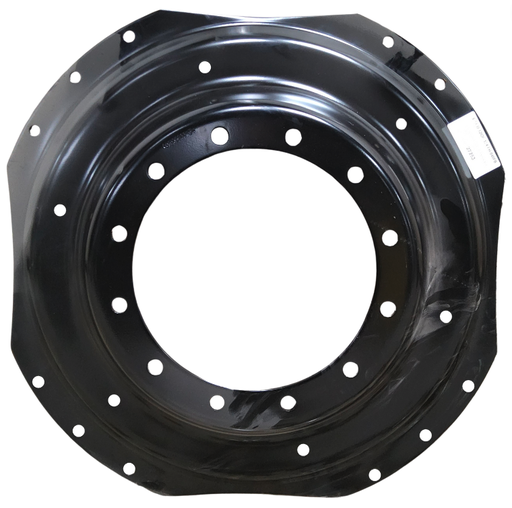 [27263] 12-Hole Waffle Wheel (Groups of 3 bolts) Center for 38"-54" Rim, Flat Black