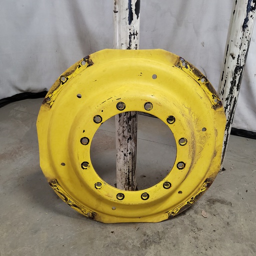 [17598ACG] 12-Hole Waffle Disc (Groups of 3 Bolts) Center for 38"-54" Rim, Agco Corp Gray