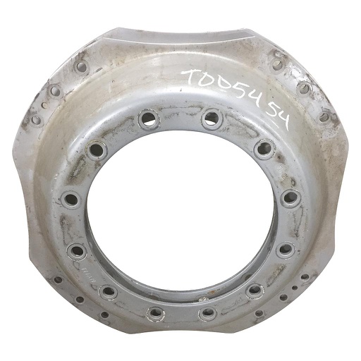 [T005454-Z] 12-Hole Waffle Disc (Groups of 3 Bolts) Center for 32" Rim, Case IH Silver Mist