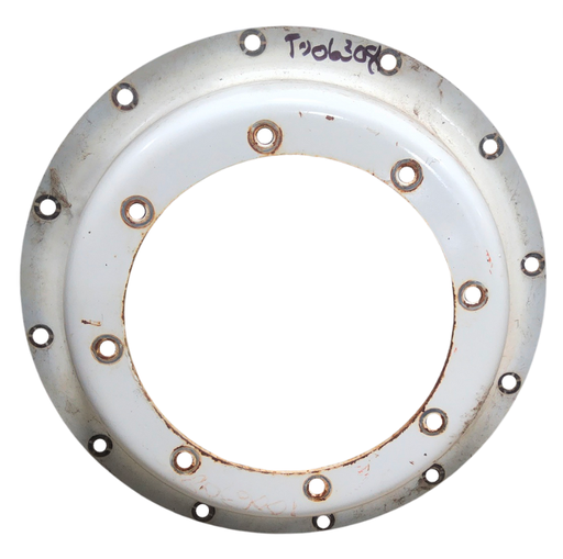 [T006308CTR-Z] 8-Hole Stub Disc Center for 28"-34" Rim, Ford / New Holland White