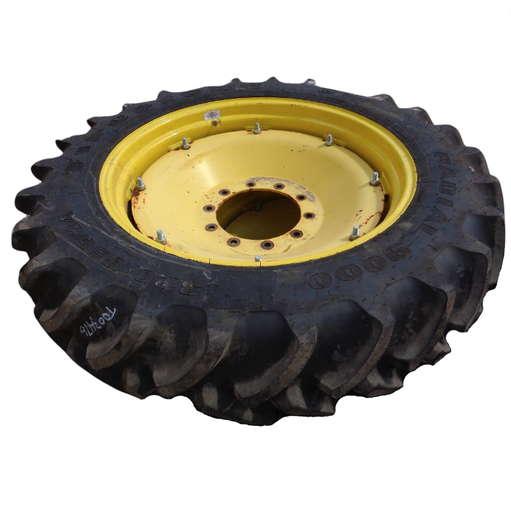 [WT003476CTR-Z] 10-Hole Rim with Clamp/U-Clamp Center for 34" Rim, John Deere Yellow