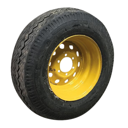 [S002730] 10/-16.5 Specialty Tires of America(STA) Super Tansport LT ST on Cat Yellow 6-Hole Formed Modular Trailer 99%