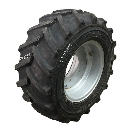 [S002737] 29/12.50-15 Super Grip Rim Guard I-3 on Case IH Silver Mist 6-Hole Implement 99%